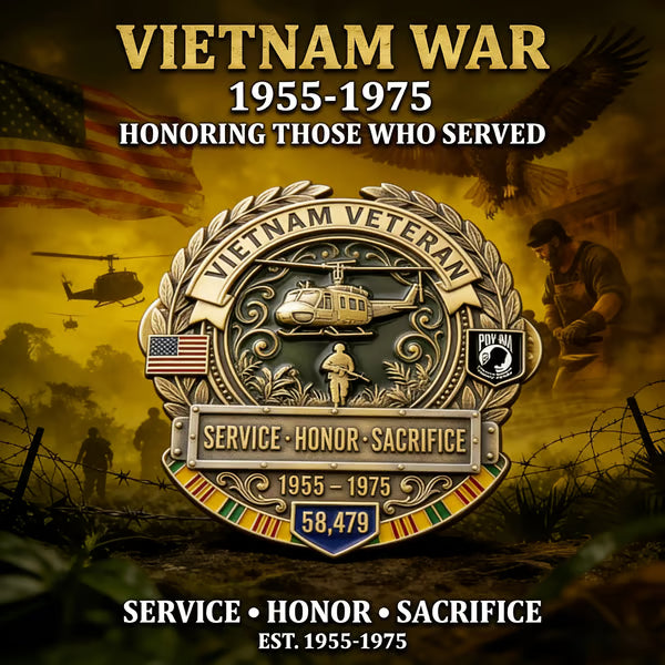 🦅LAST DAY 50% OFF - 🎖️Vietnam Veteran Honor Commemorative Pin